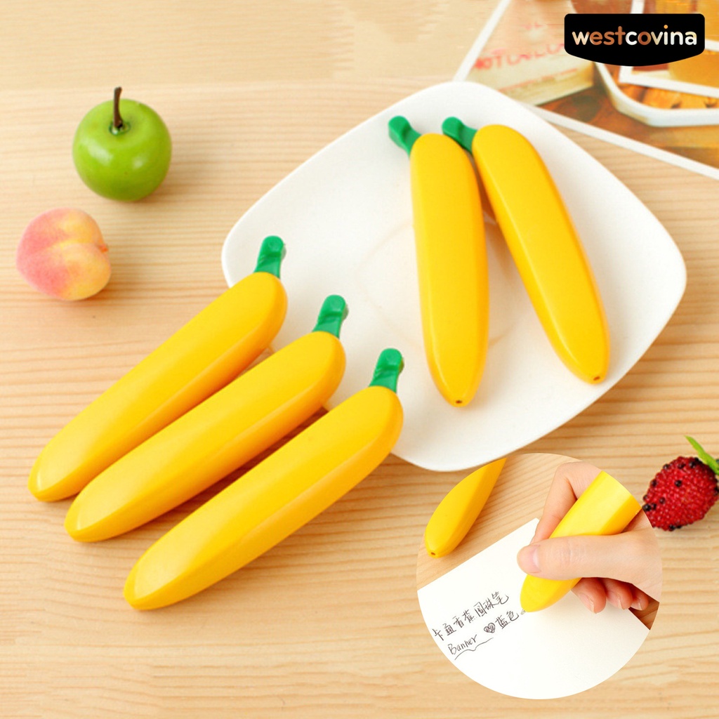 [Hot]✍Bút Bi Hình Quả Chuối Vàng Dễ Thương Dành Cho Học Sinh