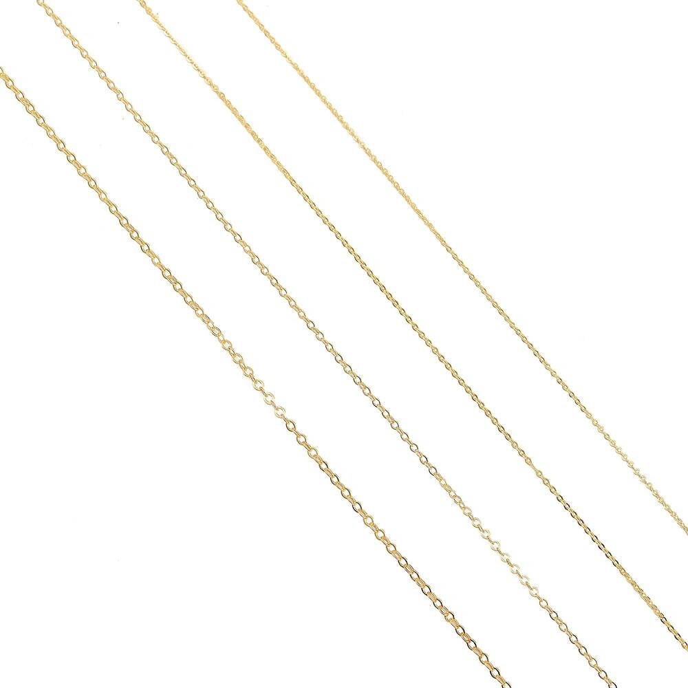 Beadia Vòng cổ Mạ Vàng 18K Bản Rộng Dùng Làm Trang Sức Thủ Công