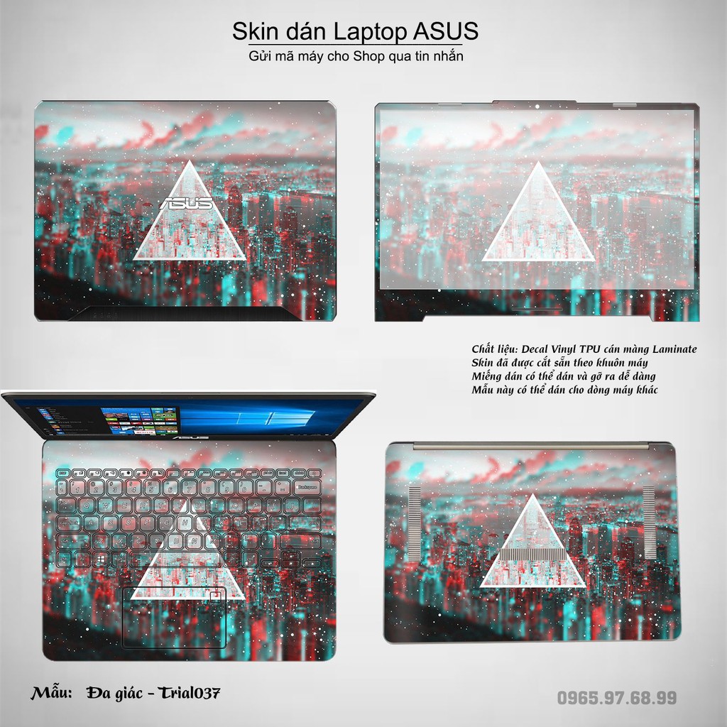 Skin dán Laptop Asus in hình Đa giác _nhiều mẫu 7 (inbox mã máy cho Shop)