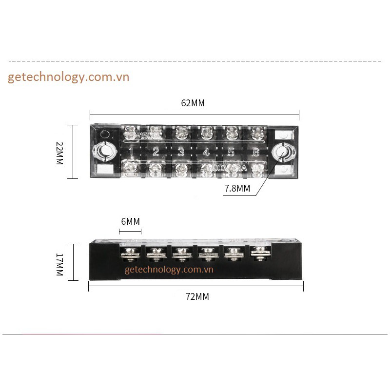 Cầu đấu tín hiệu 6 TB-1506