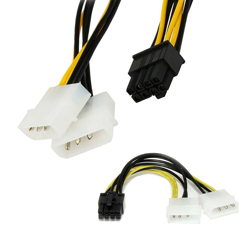 Dây Cáp Nguồn Thẻ Video NAMA New 20cm 8Pin Sang 4Pin 180W