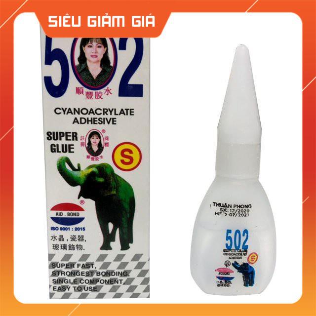 Combo 4 Hộp Keo Con Voi 502 Khả Năng Dính Chất Lượng