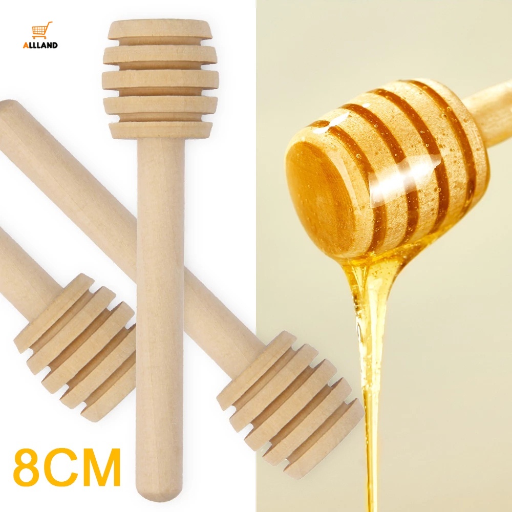 Que gỗ mini 8cm chất lượng cao dùng để khuấy mật ong / pha trà / cà phê