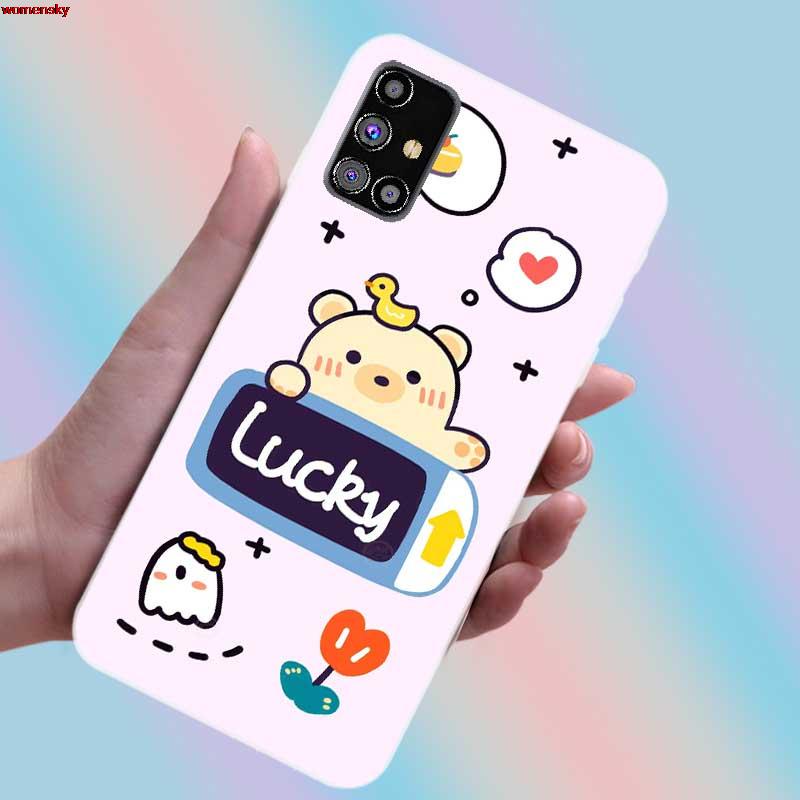 Ốp điện thoại silicone TPU mềm họa tiết TXCHE 4 CHO Samsung Galaxy Xcover 5 A12 A22 A32 A42/52 A72 M31S M51 A02/S M02/S