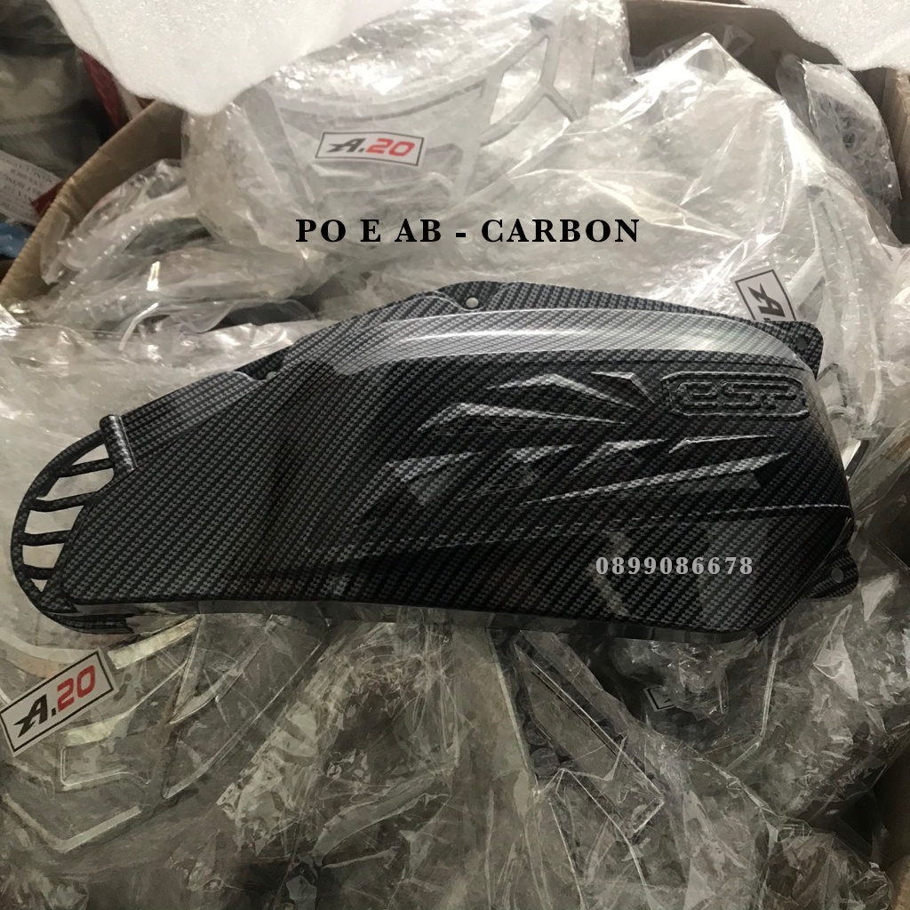 [FreeShip] [Ảnh thật] Combo 3 món Ốp Carbon Honda Air Blade (AB) 2016 2017 2018 2019 Phụ kiện AB