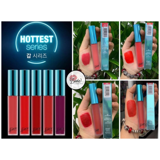 ( Sẵn ) Son kem BBIA Last Velvet Lip Tint Ver 1 màu 01 02 03 04 | Thế Giới Skin Care