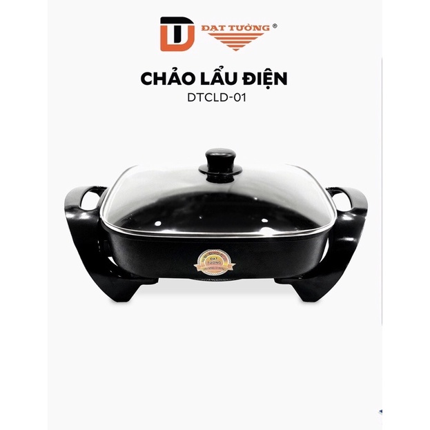Chảo Lẩu Điện Vuông Đạt Tường - DTCLD01 - Hàng Chính Hãng