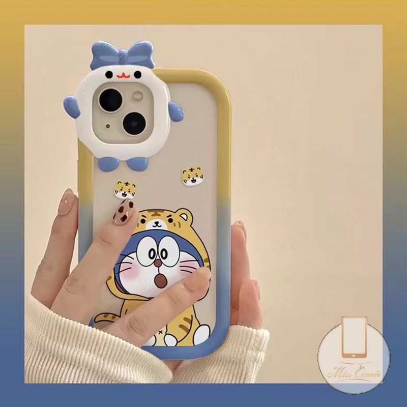Ốp Điện Thoại TPU Mềm Hình Doraemon 3D Dễ Thương Cho IPhone 6 6S 7 8 Plus XR 11 14 13 12 Pro MAX X XS MAX SE