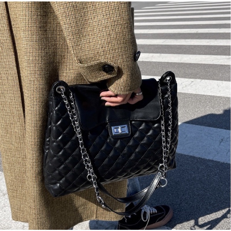Túi tote trần trám size lớn