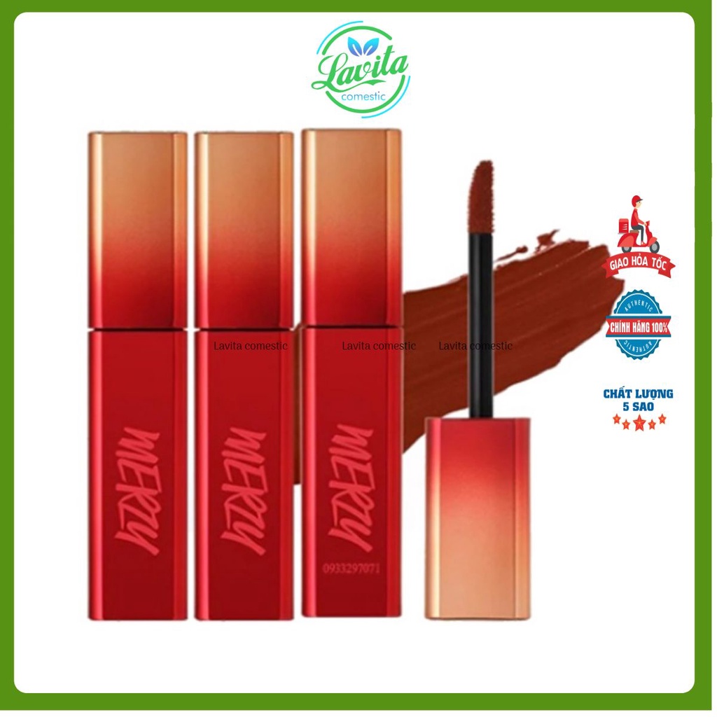 Son Merzy Heritage Velvet Tint Vỏ Vàng [ Lavita ] Son kem thỏi Merzy Another Me The First Velvet Tint [V01 - V22]