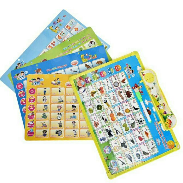 Bảng điện tử nói song ngữ Việt - Anh cho bé học tập