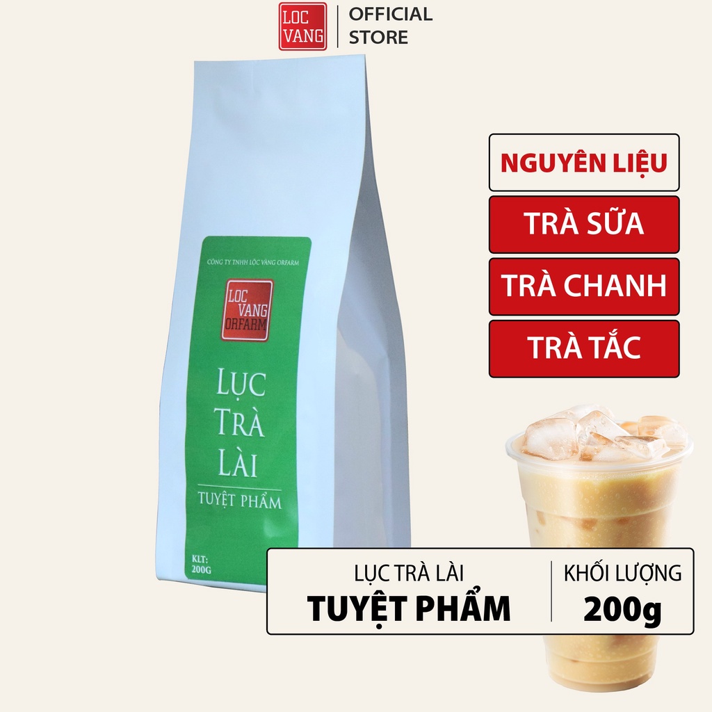 Lục Trà Lài, Lục Trà Nhài Nguyên Liệu Làm Trà Sữa Trân Châu Đường Đen, Trà Thái Xanh Thái Đỏ 200g