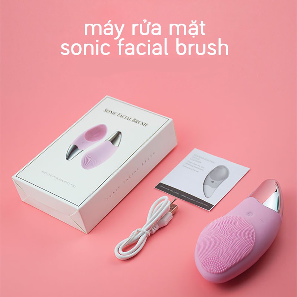 Máy Rửa Mặt Sonic Facial Brush - Sạch Sâu, Giảm Nhăn