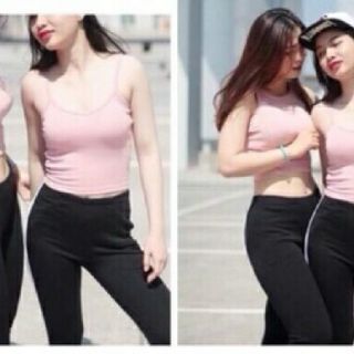Áo 2 dây tim, chất thun borip đẹp