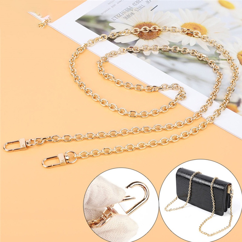 Dây Xích Đeo Túi Xách Dài 120cm Có Khóa Kim Loại DIY