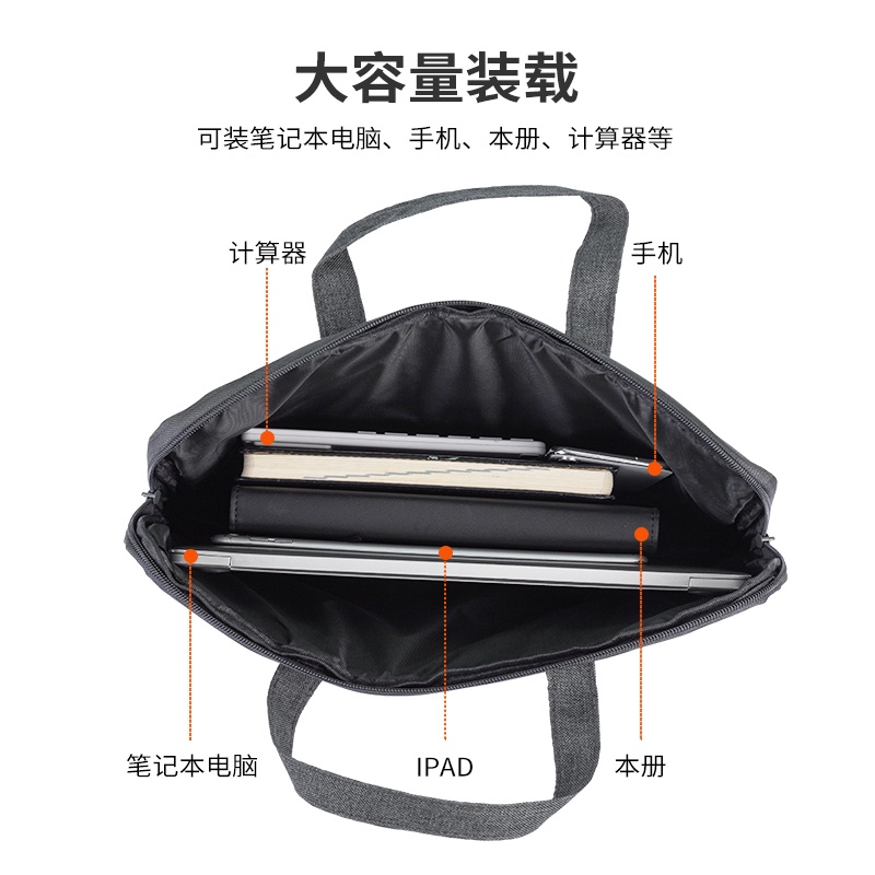 Túi Xách Vải Canvas Màu Sắc Đơn Giản Thời Trang Công Sở Cho Nam Giới | BigBuy360 - bigbuy360.vn