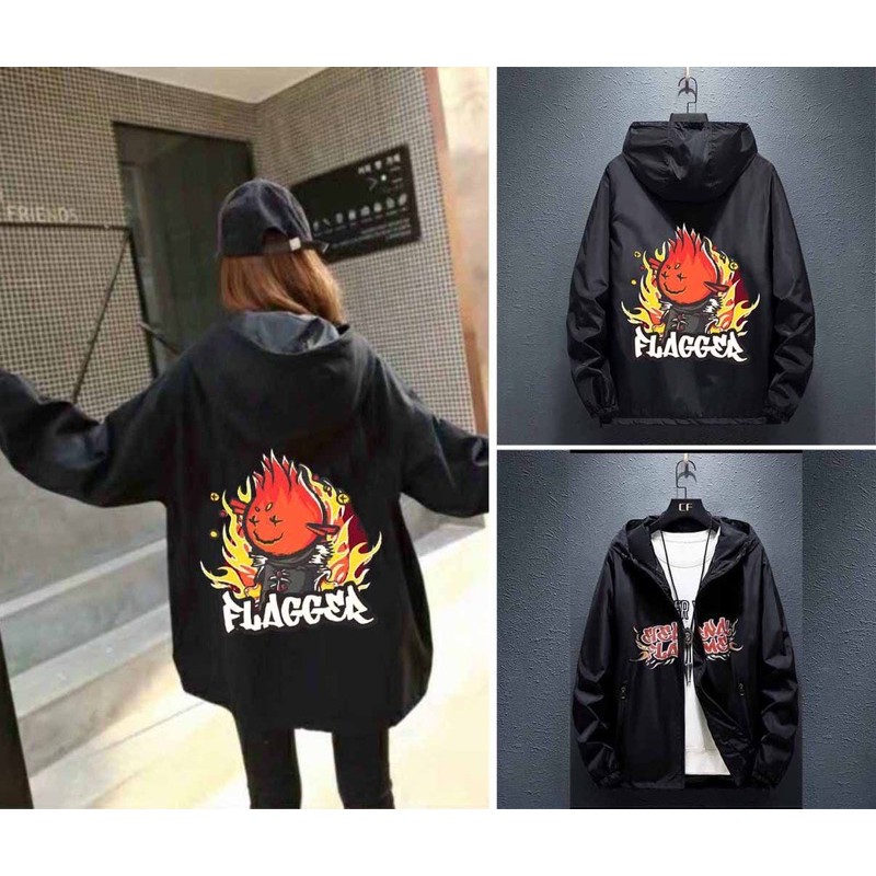 [ 2 Lớp - Form đẹp ] Áo khoác dù nam nữ in Flager siêu hot 2020 | BigBuy360 - bigbuy360.vn