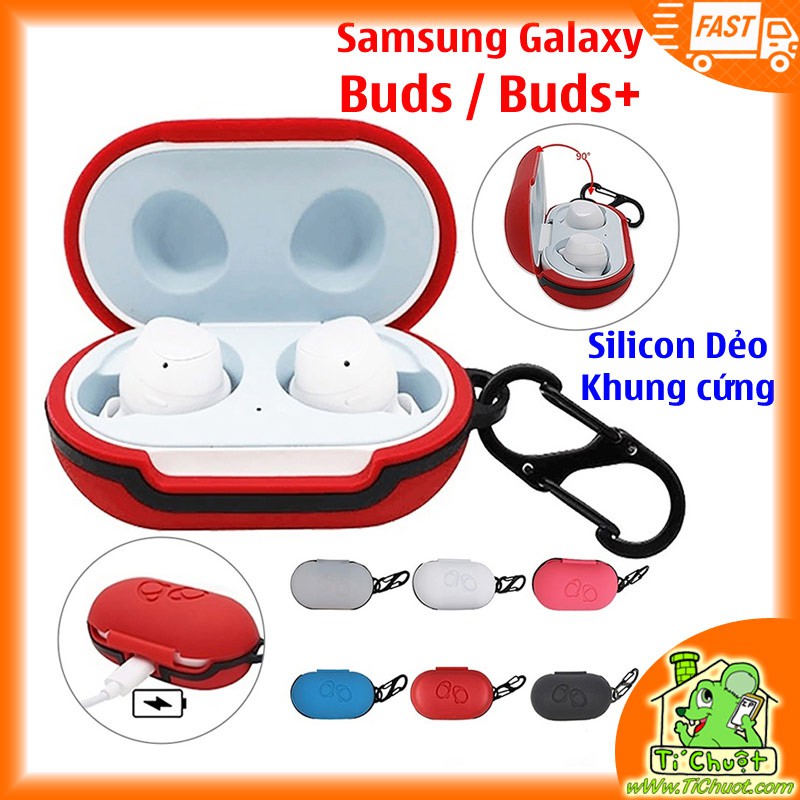 Bao Ốp Dẻo Silicon Tai Galaxy Buds Buds+ có khung cứng