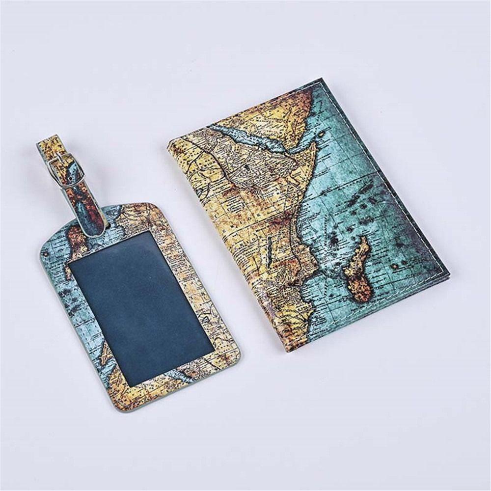 Set 2 Vỏ Bọc Hộ Chiếu Du Lịch Dành Cho Nam Và Nữ