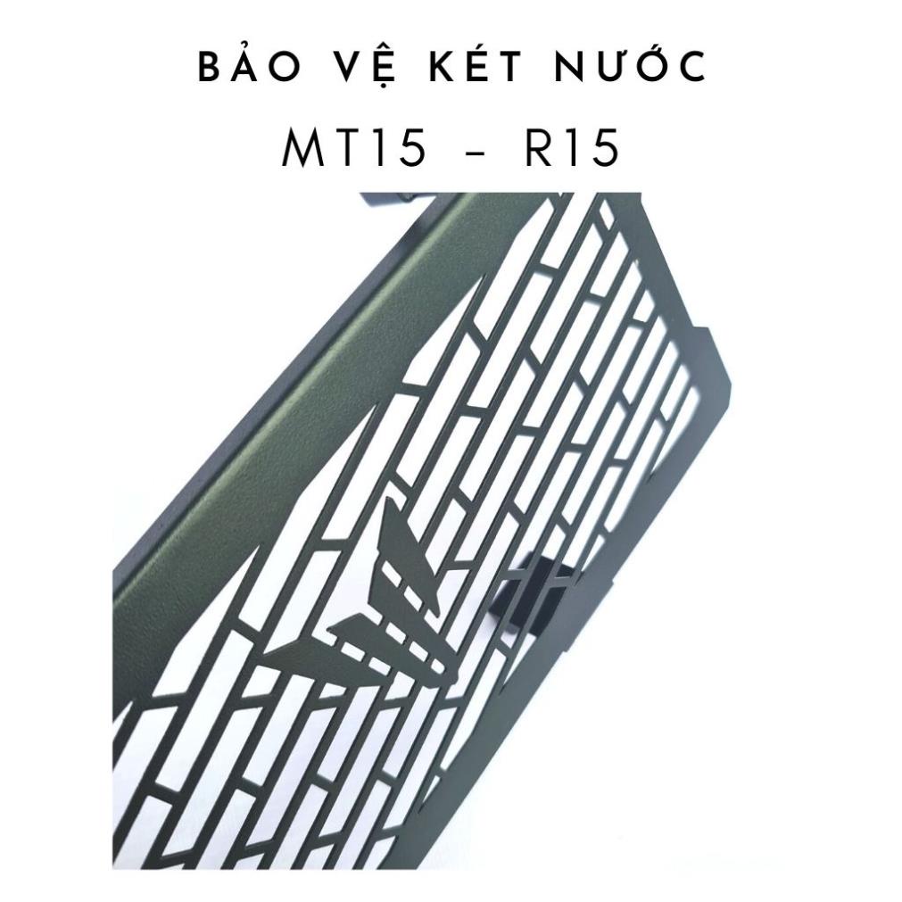 Bảo vệ két nước cho yamaha MT15, che két nước MT15, sơn tĩnh điện màu đen. Chính hãng Mbiker