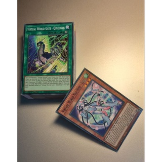 BÀI IN YUGIOH] Virtual World meta deck 2021 55 card in hai mặt CLC.