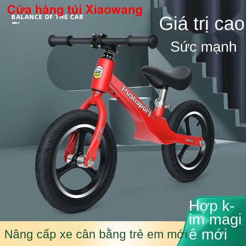 Xe thăng bằng trẻ em không có bàn đạp 2- 5-8 tuổi tay ga bé trai và gái đồ chơi nhấp nháy 2 bánh11