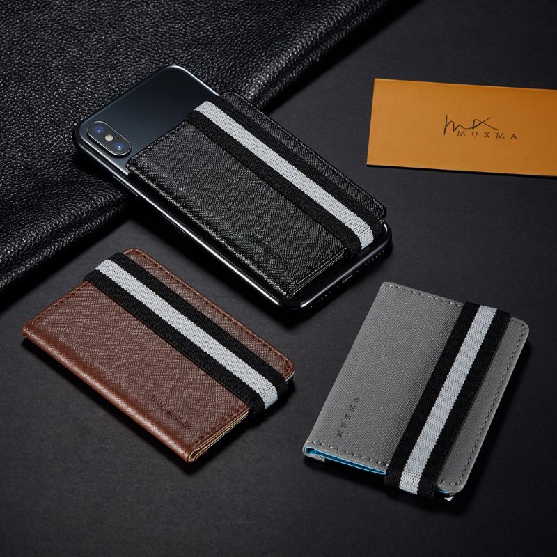 Ví Da Thật Đựng Thẻ Tín Dụng Có Keo Dán Tiện Lợi