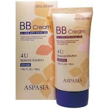Kem Nền Chống Nắng Aspasia 4U Special B.B Solution Cream SPF50 Pa+++
