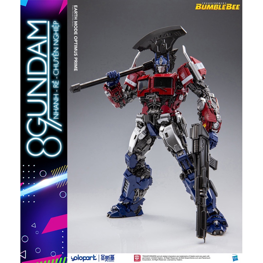 Mô Hình Lắp Ráp Yolopark x Soskill Earth Mode Optimus Prime