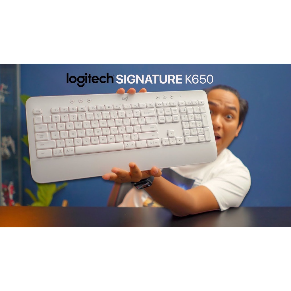 Bàn phím Logitech K650 Signature Wireless / Bluetooth - Bảo hành 1 năm