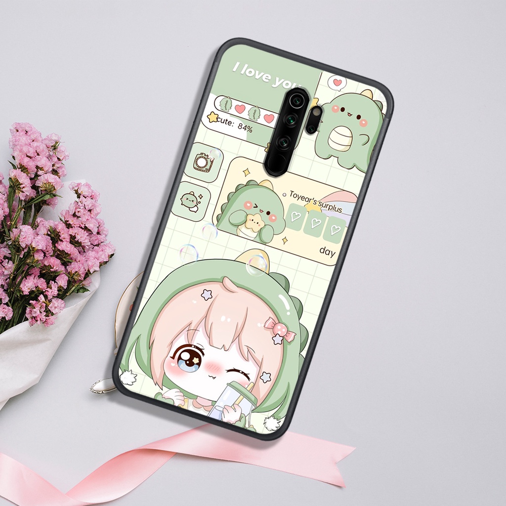 [HOT]ỐP XIAOMI REDMI NOTE 8 - NOTE 8 PRO - REDMI 9 , IN HÌNH KHỦNG LONG CHIBI SIÊU DỄ THƯƠNG.