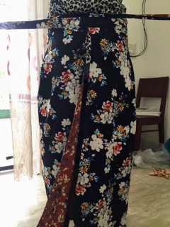 váy chống nắng cột dây