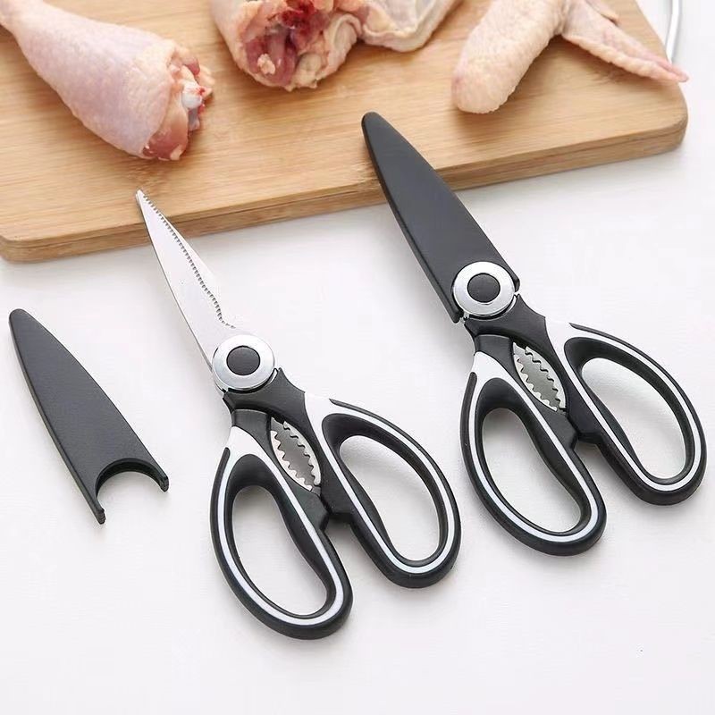 kéo nhà bếp đa chức năng bằng thép không gỉ Máy xương gà mạnh mẽ của Nhật Bản dụng cụ cắt thịt và cá gấu trúc