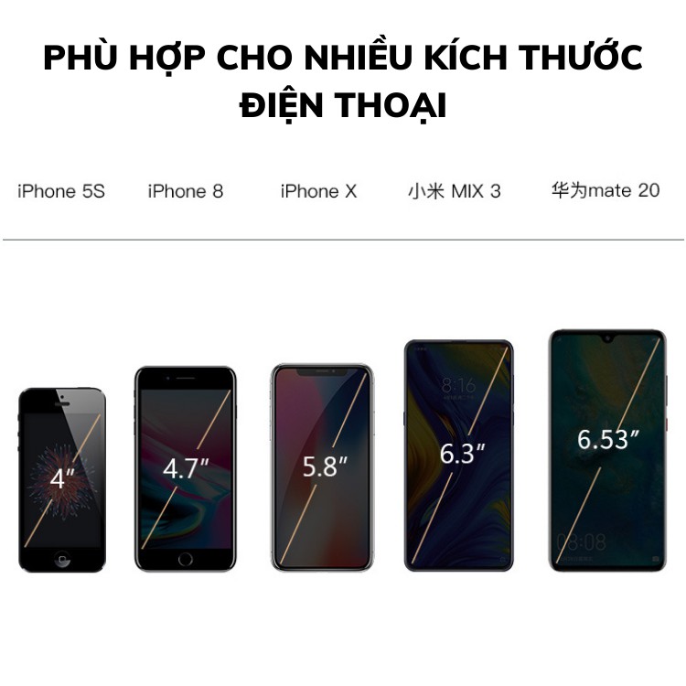 Giá đỡ điện thoại LUXCAR kẹp cửa gió điều hòa ô tô | BigBuy360 - bigbuy360.vn