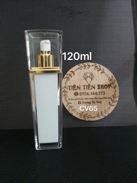 Chai nhựa vuông cao cấp 30ml, 60ml, 120ml