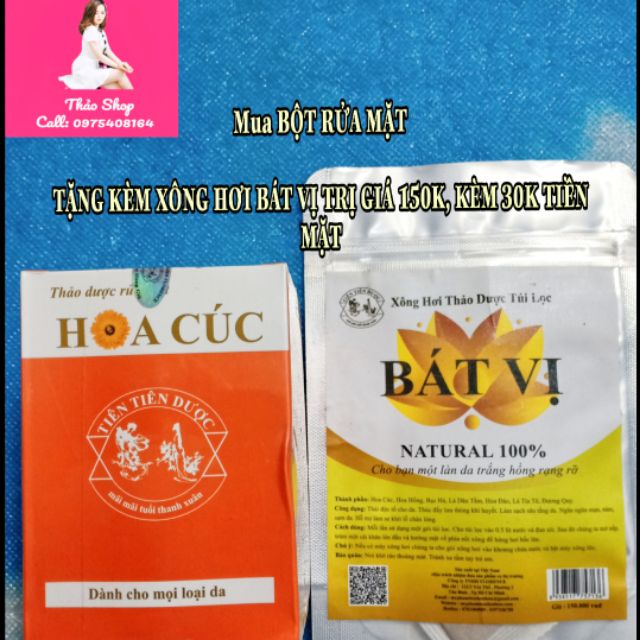 Bột rửa mặt hoa cúc kiềm dầu - Thảo Shop