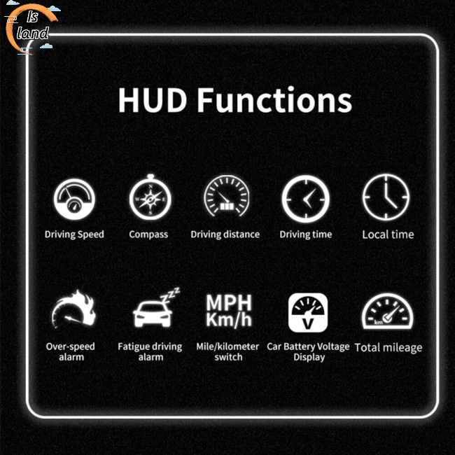 Đồng Hồ Đo Tốc Độ Gps Kiêm La Bàn Đa Năng Cho Xe Hơi C3060