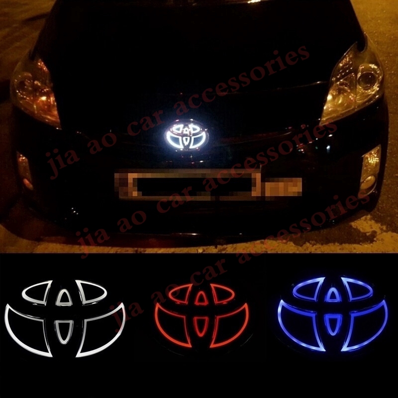 Logo Đèn Led 5D Trang Trí Xe Hơi Toyota