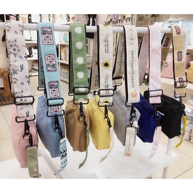 [Mã WABRBAGS giảm 20K đơn 99K] LINLINCANVAS Túi Hộp nhiều màu + quai ( shop sẽ inbox chọn quai khi có order )