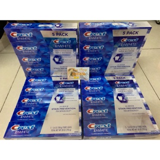 Kem đánh răng Crest 3D White Advanced Whitening, 147gr
