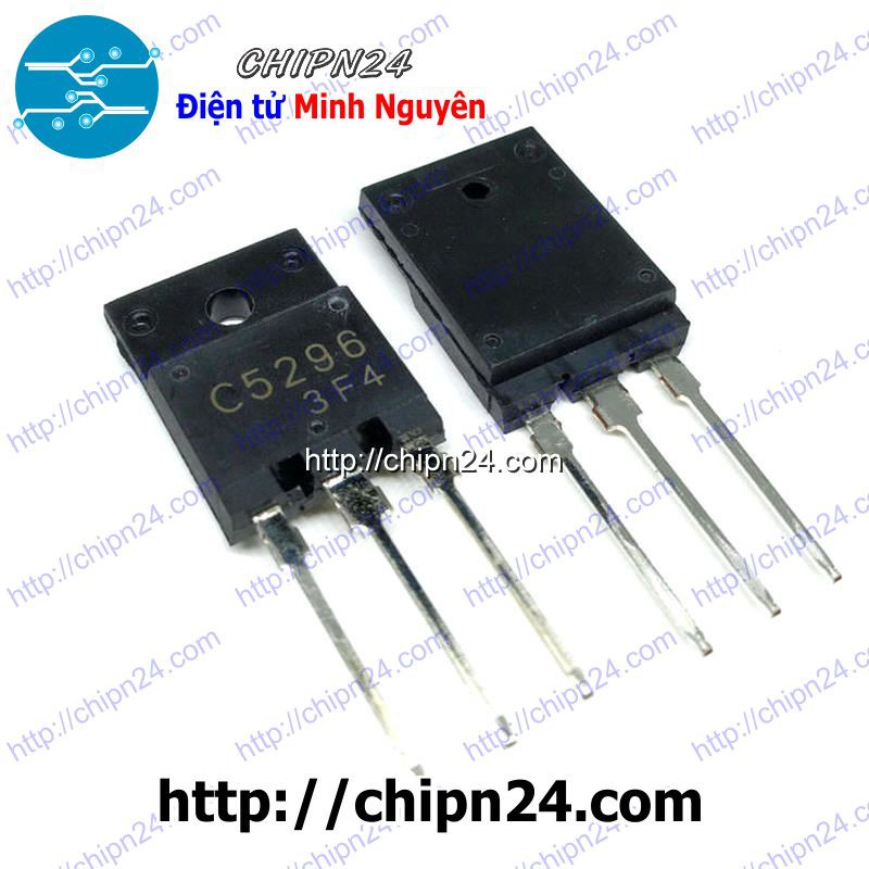 [2 CON] (KT1) Transistor C5296 TO-3P NPN 8A 800V (2SC5296 5296)