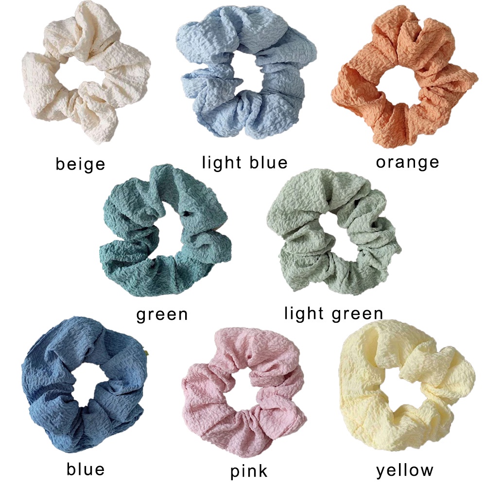 Dây buộc tóc co giãn nhiều màu sắc kẹo ngọt phong cách Hàn Quốc thời trang dành cho nữ