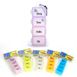 Hộp Đựng Thuốc  4 Ngăn Tiện Lợi Cho Gia Đình Hofaco