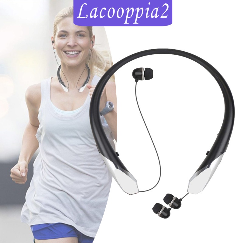 [LACOOPPIA2] Wireless Headphones Headsets Earphone Neckband Headsets w/Mic Sports