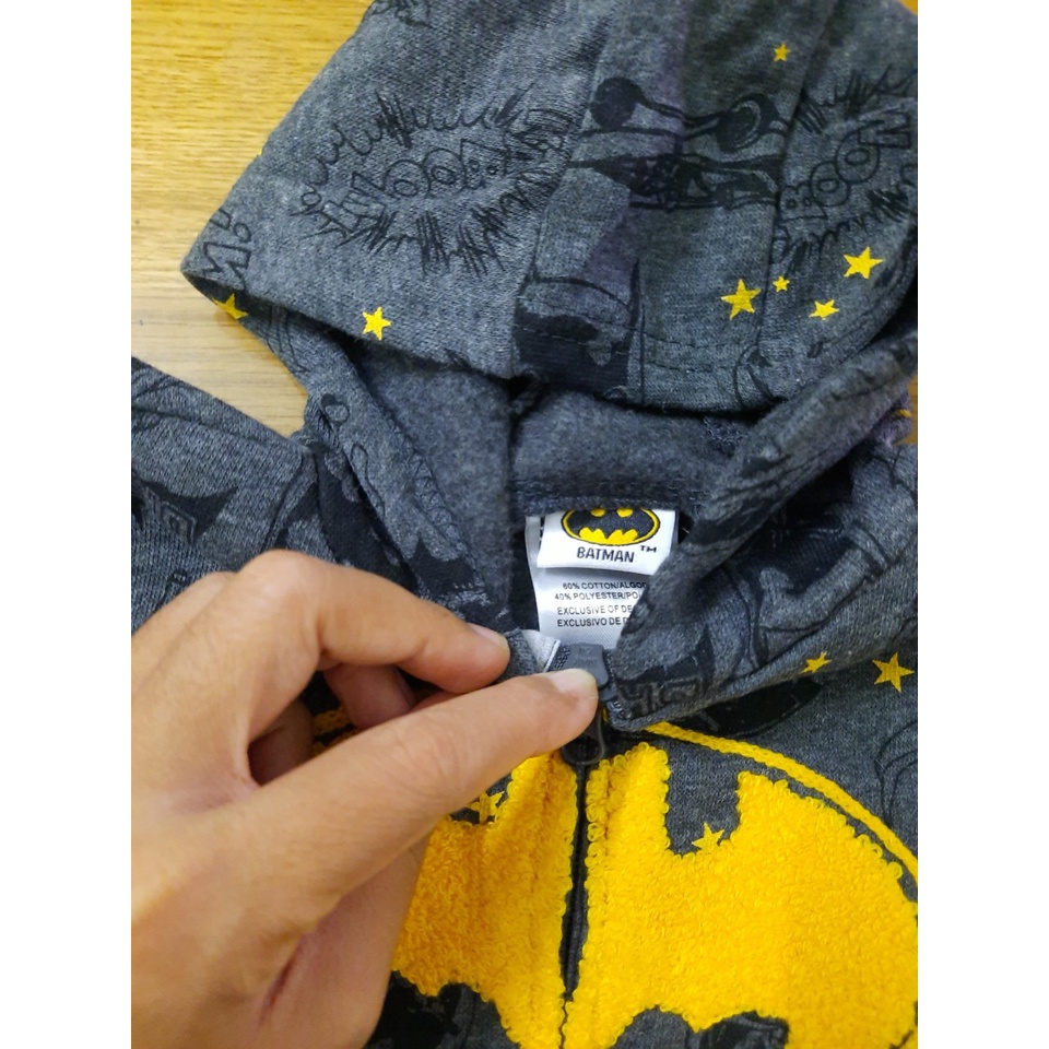 BỘ NỈ BATMAN CHO BÉ TRAI/ BỘ NỈ ẤM CHO BÉ TỪ 3-24M