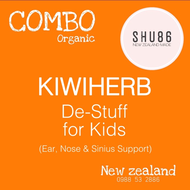 Combo Kiwiherb De-Stuff for Kids của New Zealand cho khách