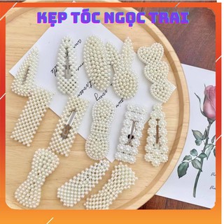 Kẹp tóc nữ cài tóc mái giả ngọc trai cực cute và sang chảnh, trẻ trung và cực rẻ :)