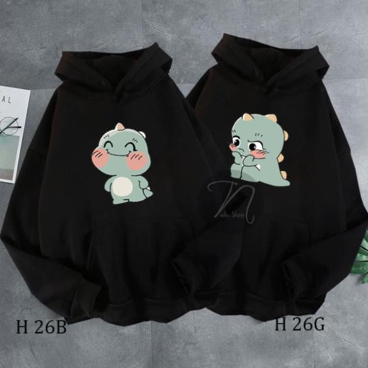 Áo Đôi Hoodie siêu cute được các bạn trẻ yêu thích nhất - GIá 1 áo /uy tín chất lượng