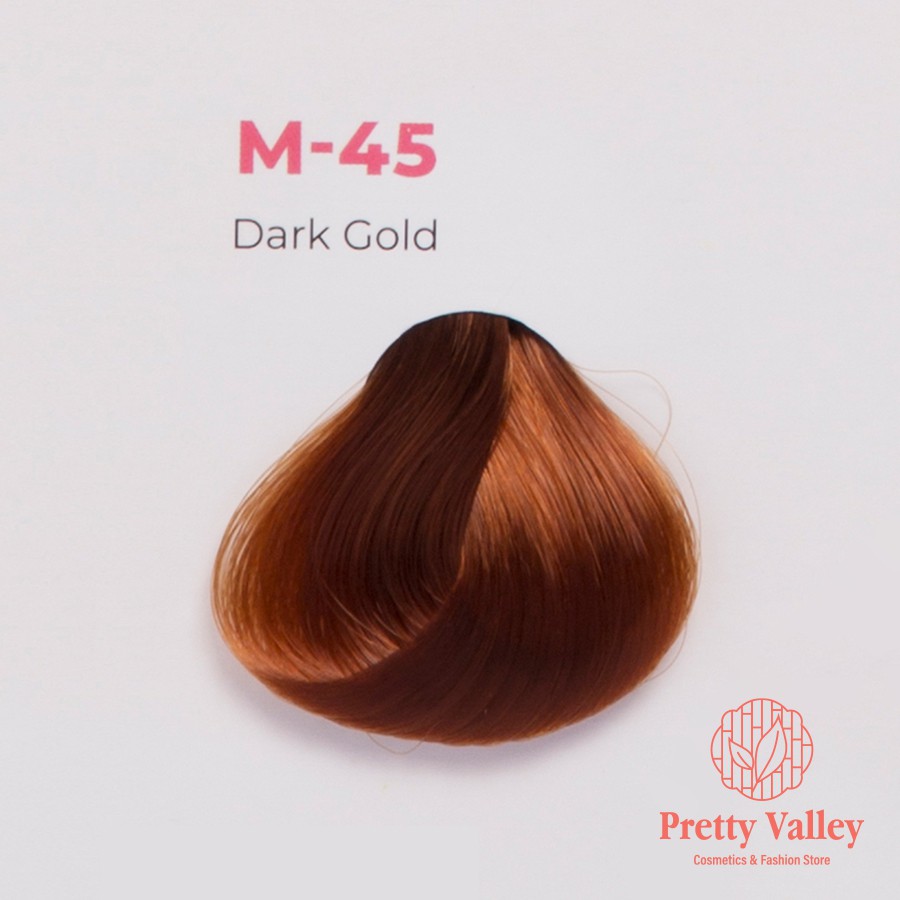 Thuốc nhuộm tóc màu nâu sáng MOLOKAI, thuốc nhuộm tóc phủ bạc chứa collagen tảo biển siêu dưỡng - Pretty Valley Stor