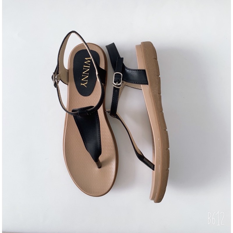 Winny - Giày sandal quai kẹp đế bằng - NY33